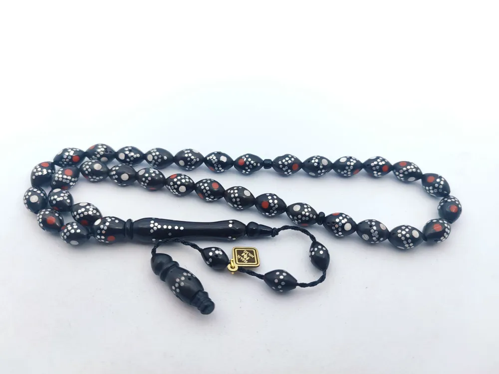 Hali̇l Hi̇lmi̇ Usta Eseri̇ Mi̇ne Fi̇ruze İşlemeli̇ Gümüş Çakımlı Kuka küçük resim 2