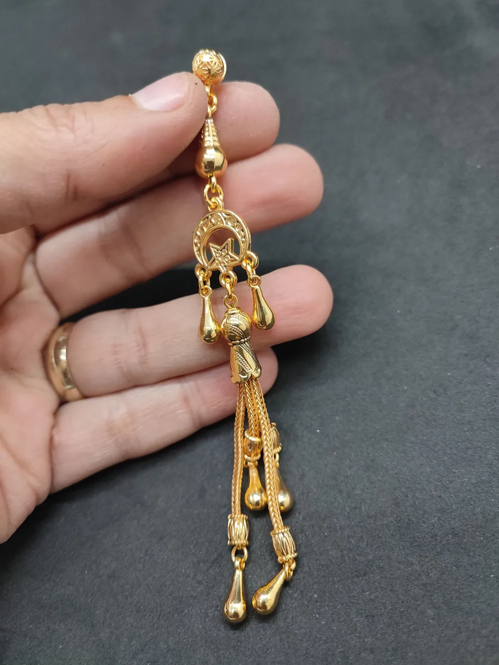 475 Ayar Gümüş Tesbi̇h Püskülü küçük resim 2