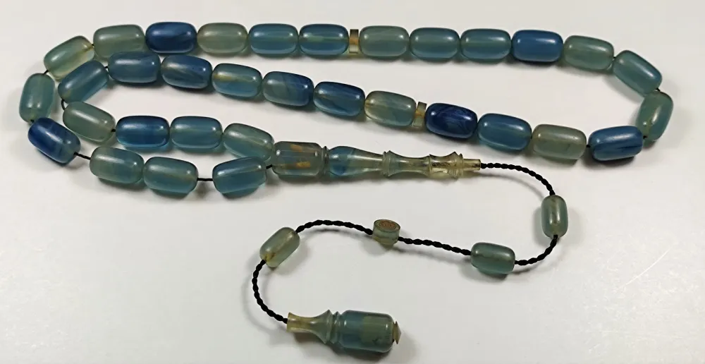 Mehmet Sancaktar Usta İşi̇ İmzalı Mühürlü Sıkma Kehri̇bar