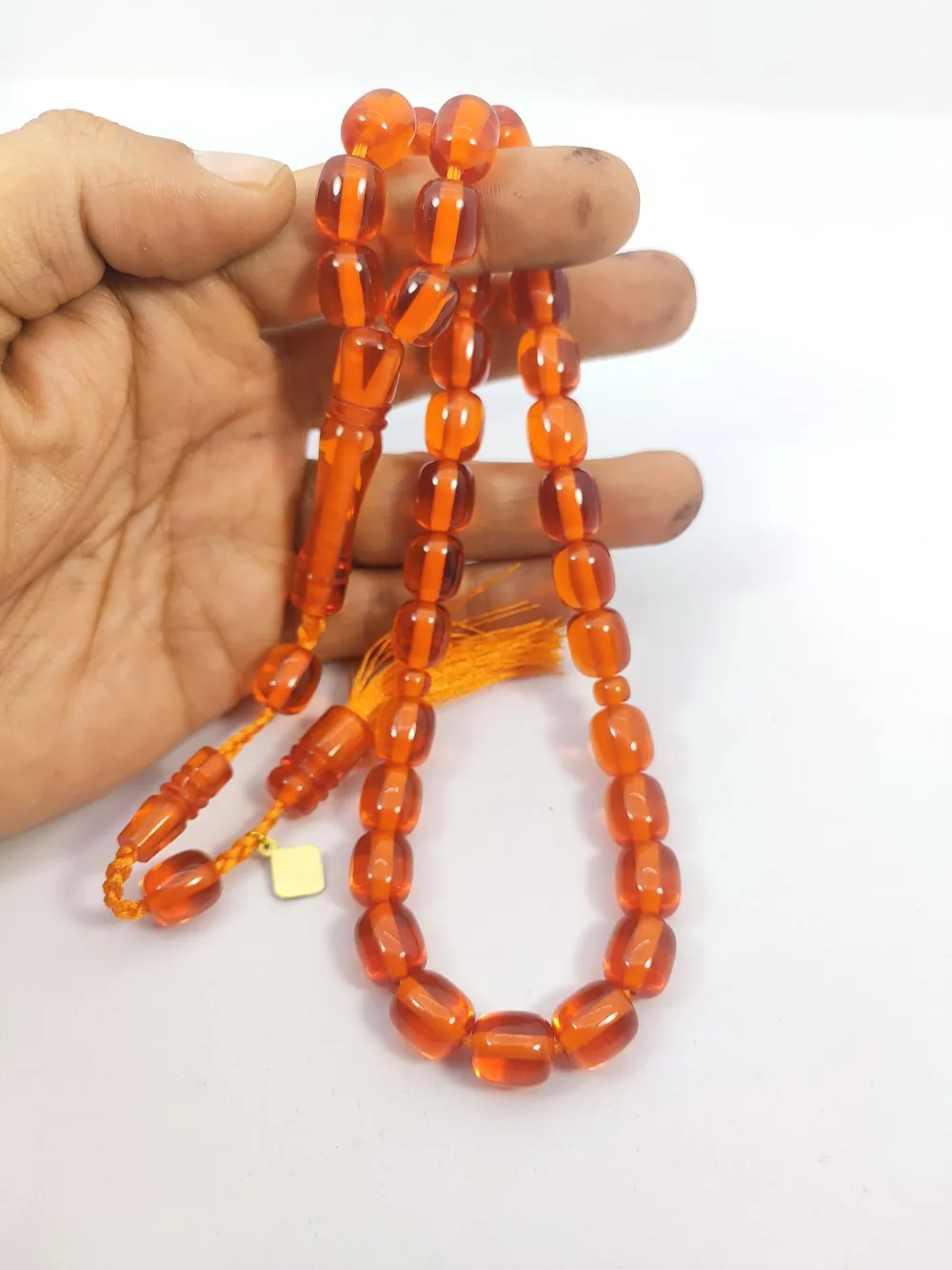 Junai̇d Hasan Usta Eseri̇ Eski̇ Usul 12 Kat İpe Di̇zi̇li̇ Çi̇ft Zımpara Ci̇ft Ci̇la Necef küçük resim 5