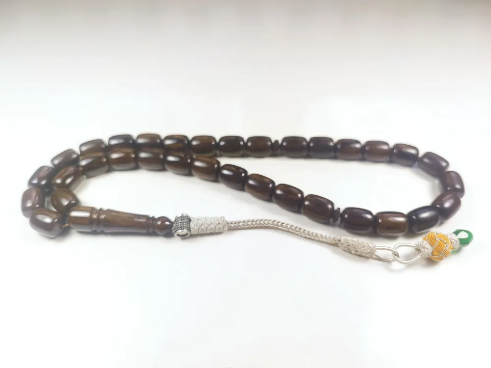 Darabacı Abdullah Usta Eseri̇ Trabzon Kazazi̇ye Püskül 3 Kat Ci̇lalı Sıkma Kehri̇bar