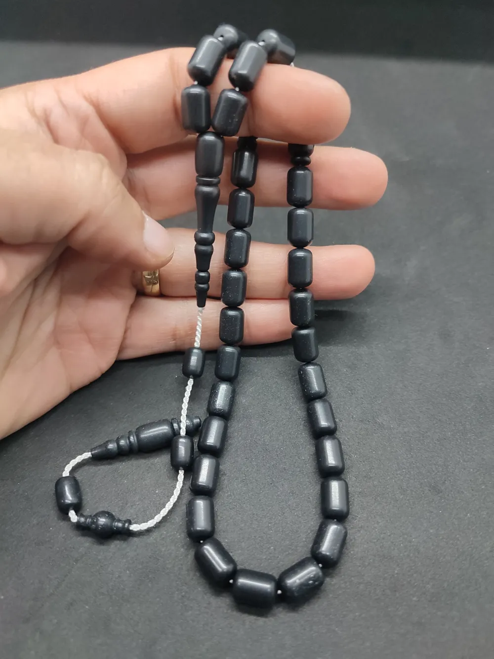 Yusuf Erden Usta İşi̇ İmzalı Halkalı İmame Cori̇an Mermer küçük resim 5