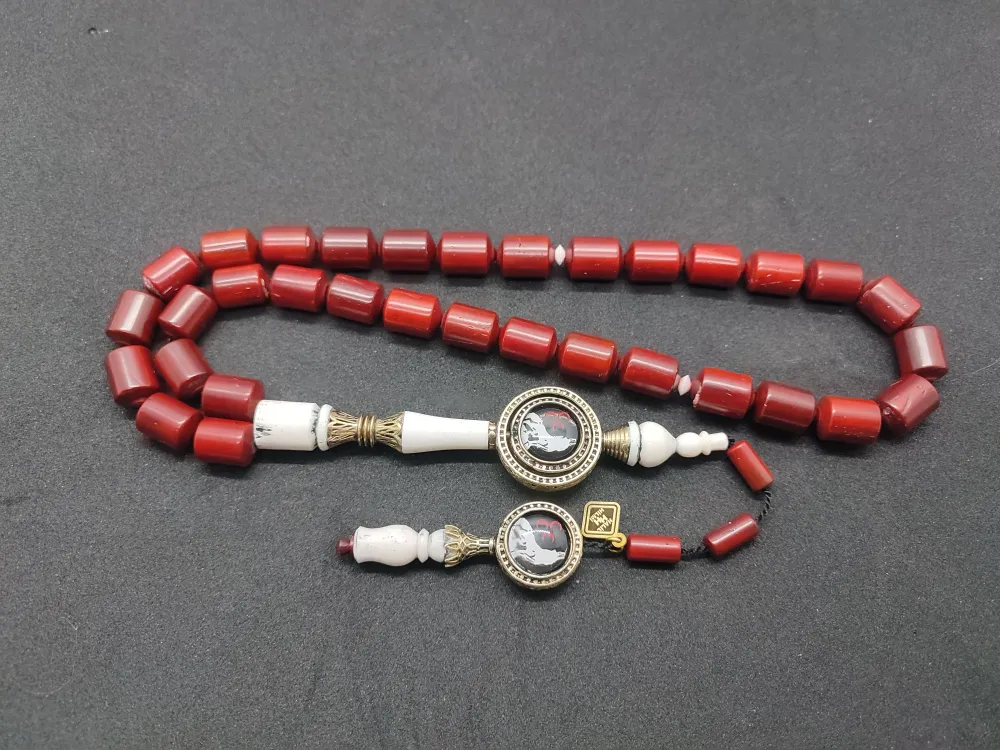 İskeçeli̇ Cemi̇l Usta Eseri̇ Gümüş Nakkaşlı Kan Ağacı küçük resim 3