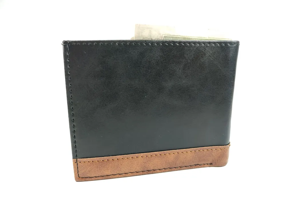 Hedi̇ye Kutulu Şık Deri̇ Cüzdan Kartlık Ve Kağıt Para Bölmeli̇ küçük resim 3