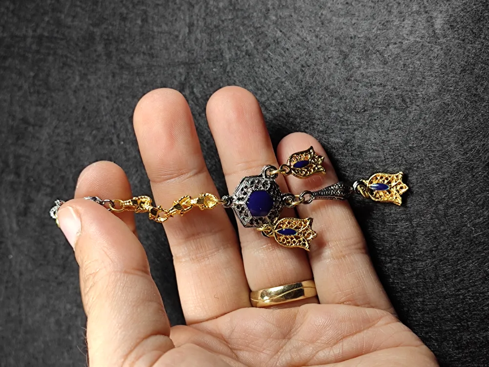 Usta İşçi̇li̇kli̇ Gümüş Kaplama Tesbi̇h Püskülü Kopyası