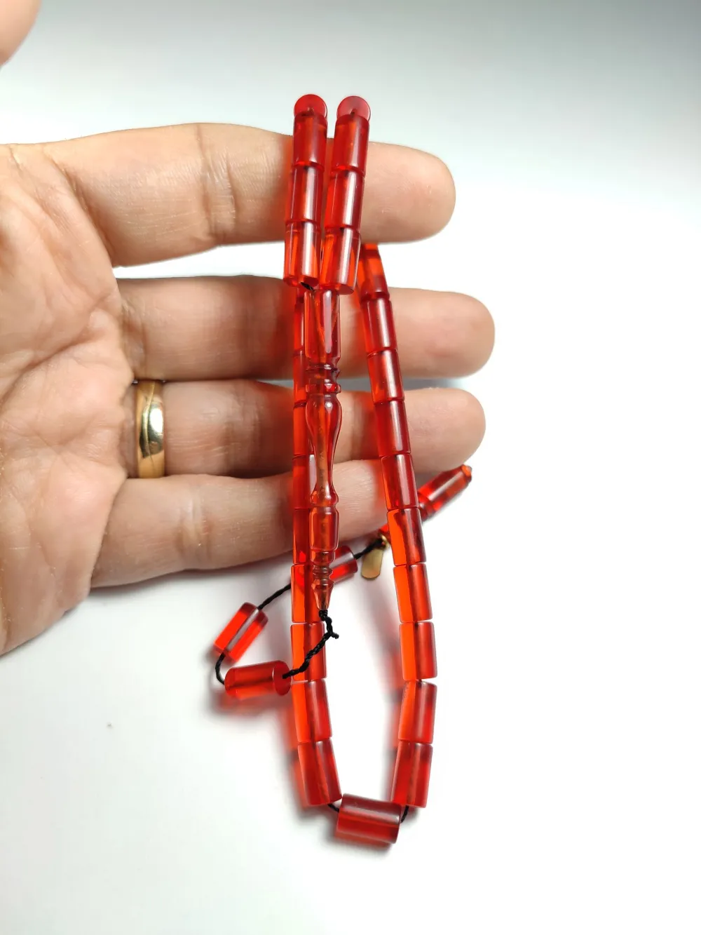 Mehmet Mercan Usta İşi̇ İmzalı Mühürlü Zar Kehri̇bar küçük resim 4