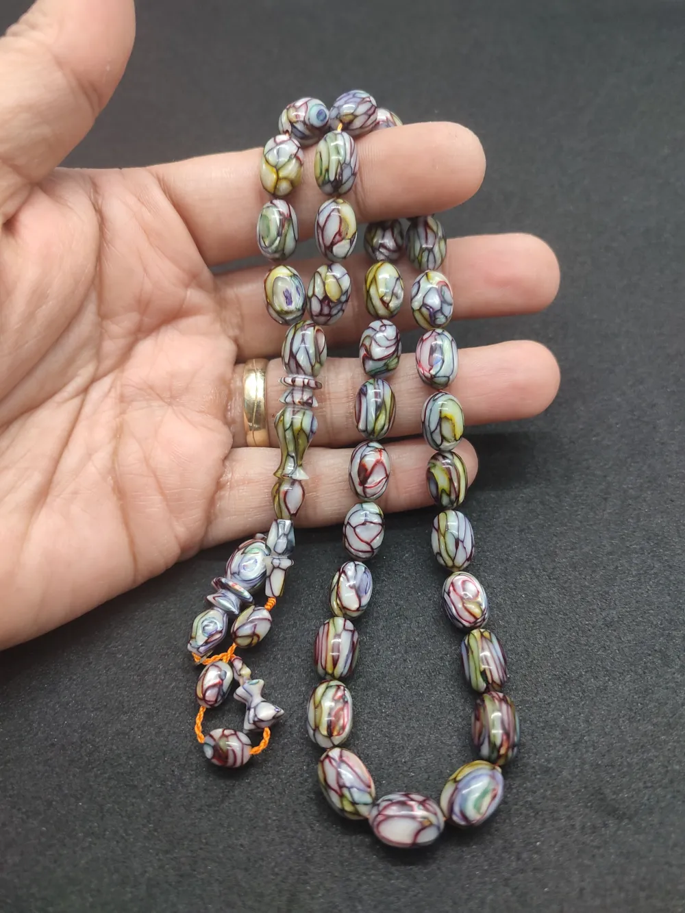 Başka Yerde Yok!!! Dalgıç Usta Eseri̇ Nadi̇r Renk  Fransız Galali̇t küçük resim 4