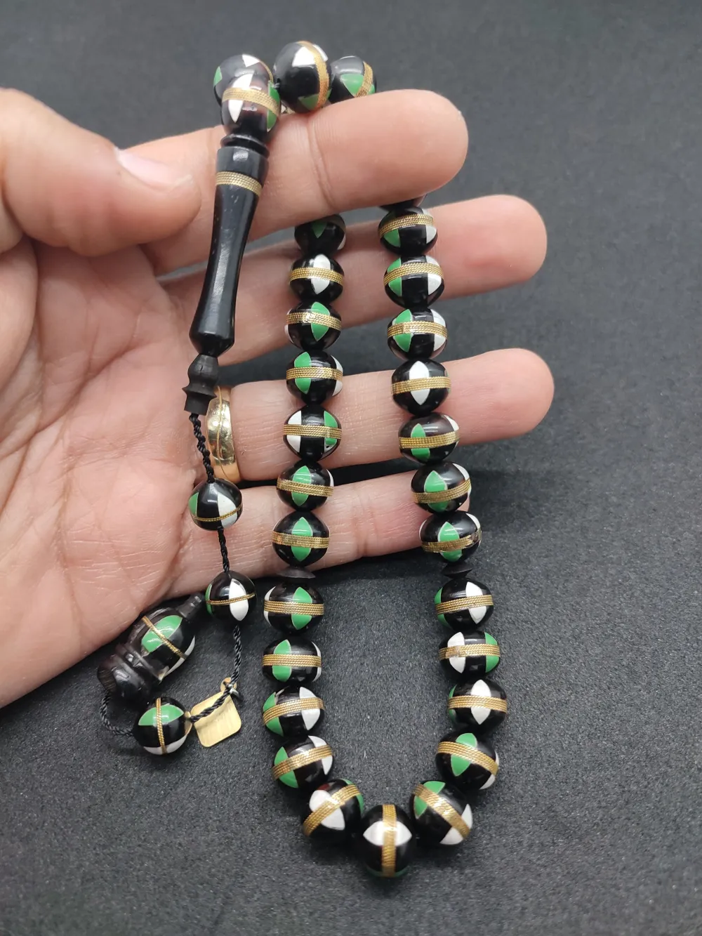 Hali̇l Hi̇lmi̇ Usta Eseri̇ İri̇ Boy Mi̇neli̇ Gümüş Sarmal  Kuka küçük resim 4