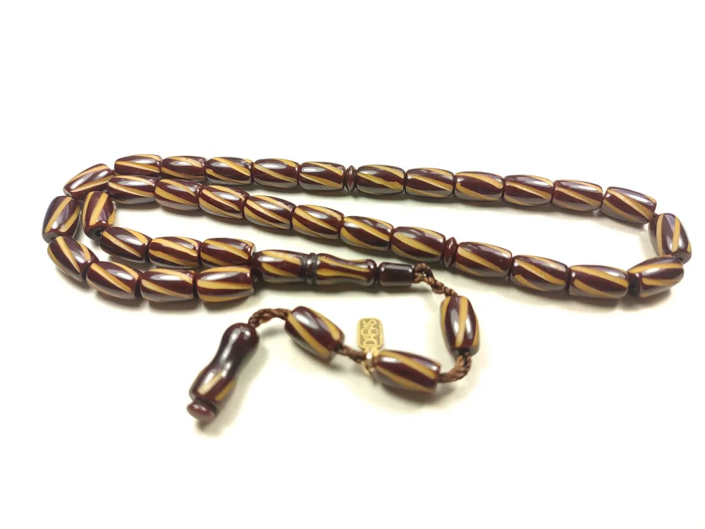 Muhammed Dabbas Usta İşi̇ İmzalı Kalem Oyma Sıkma Kehri̇bar küçük resim 2