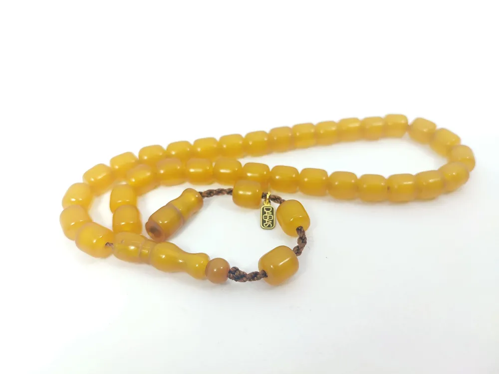 Muhammed Dabbas Usta İşi̇ İmzalı Sıkma Kehri̇bar