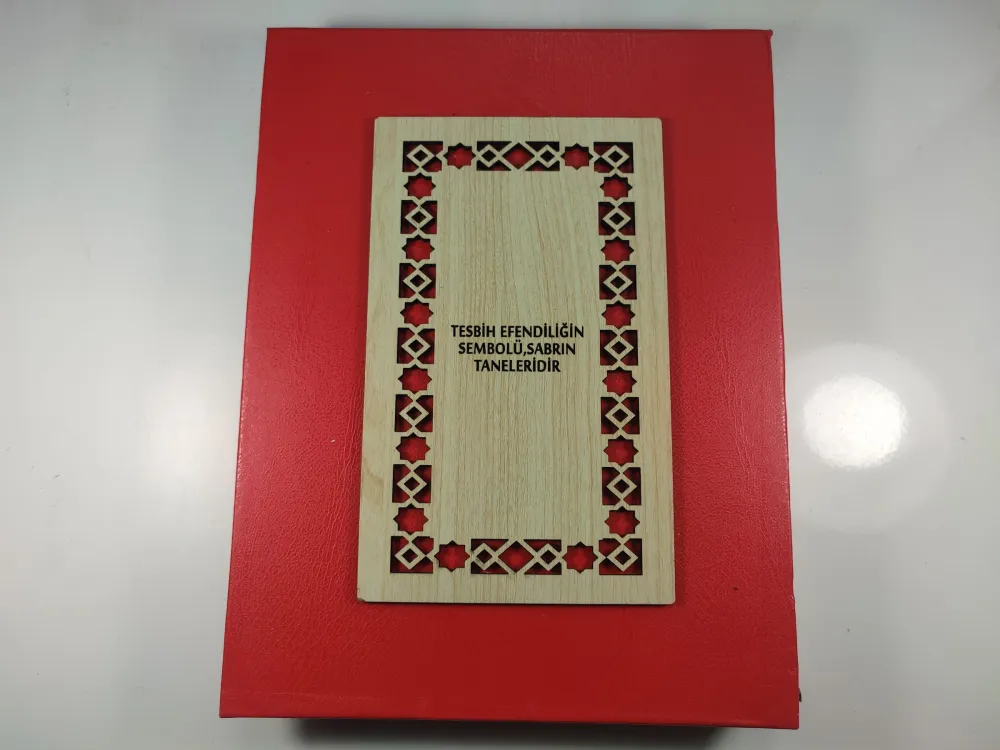 Lüx Deri̇ 5 Li̇ Tesbi̇h Kutusu küçük resim 5