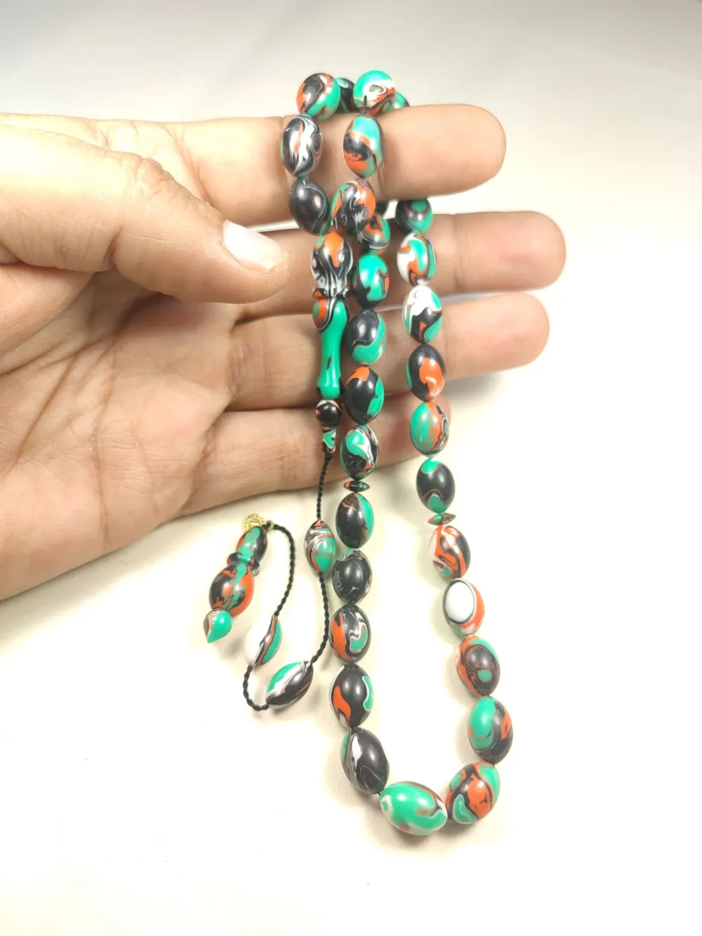 Fati̇h Erbabacan Usta İşi̇ İmzalı Mühürlü  Ari̇zona Fi̇ruze küçük resim 5