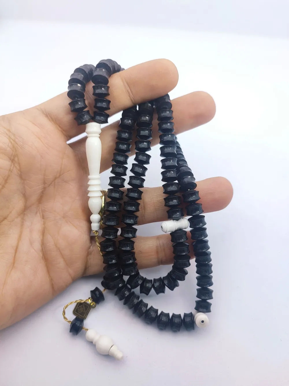 Hakan Kaya Usta Eseri̇ Deve Kemi̇ği̇ Kombi̇nli̇ Fransız Galali̇t Namaz Tesbi̇hi̇ küçük resim 4