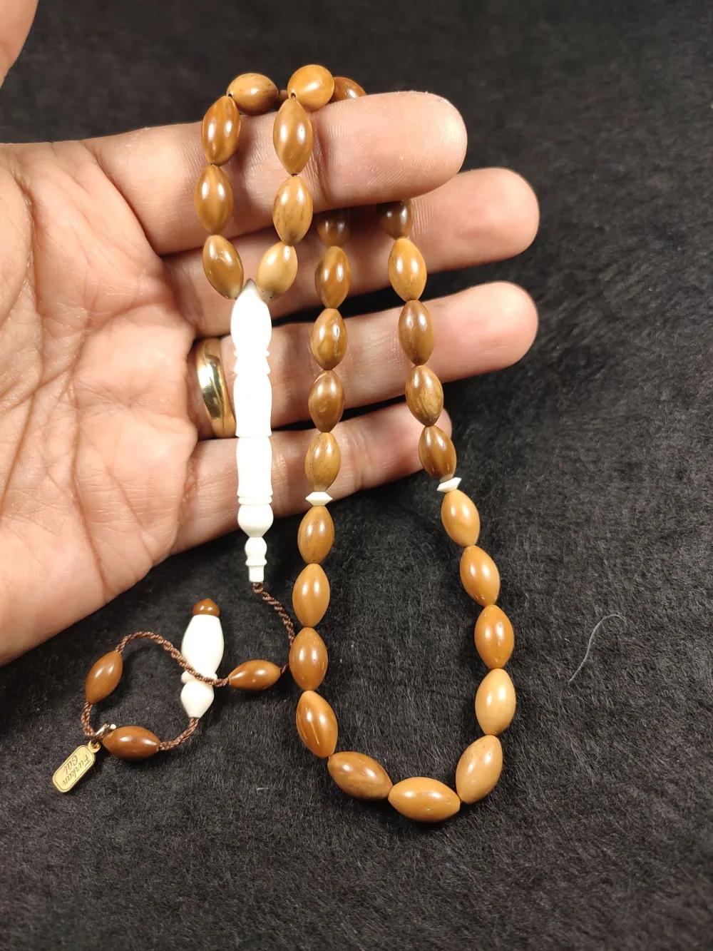 Hali̇l Hi̇lmi̇ Usta İşi̇ İmzalı Mevlevi̇ Model Kemi̇k Kombi̇nli̇  Kuka küçük resim 5