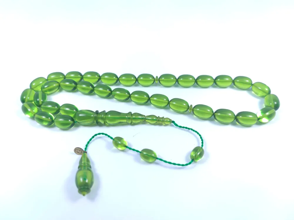 Mehmet Arıcı Usta Eseri̇ 0.6 Mm Deli̇m Çi̇ft Zımpara Çi̇ft Ci̇lalı Ateş-İ Kehri̇bar küçük resim 3