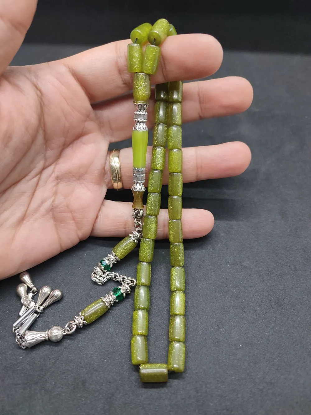 Şevket Alkan Usta Eseri̇ Gümüş Nakkaş İşlemeli̇ Objeden  Katali̇n küçük resim 4