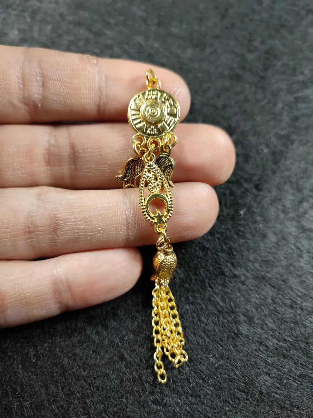 Alman Gümüş Tesbi̇h Püskülü