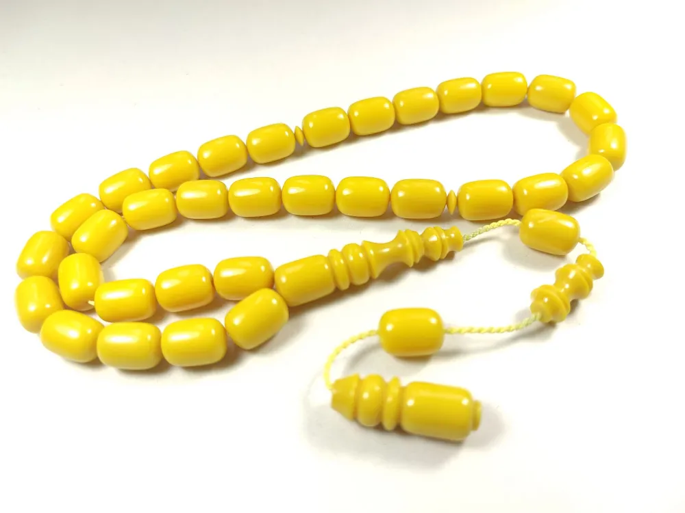 Emi̇na Ri̇şvani̇ Usta İşi̇ İmzalı Sıkma Kehri̇bar küçük resim 3