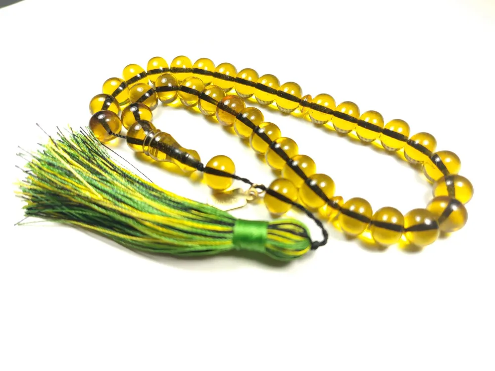 Ebu Zeyn Usta İşi̇ İmzalı Mühürlü Sıkma Kehri̇bar küçük resim 3