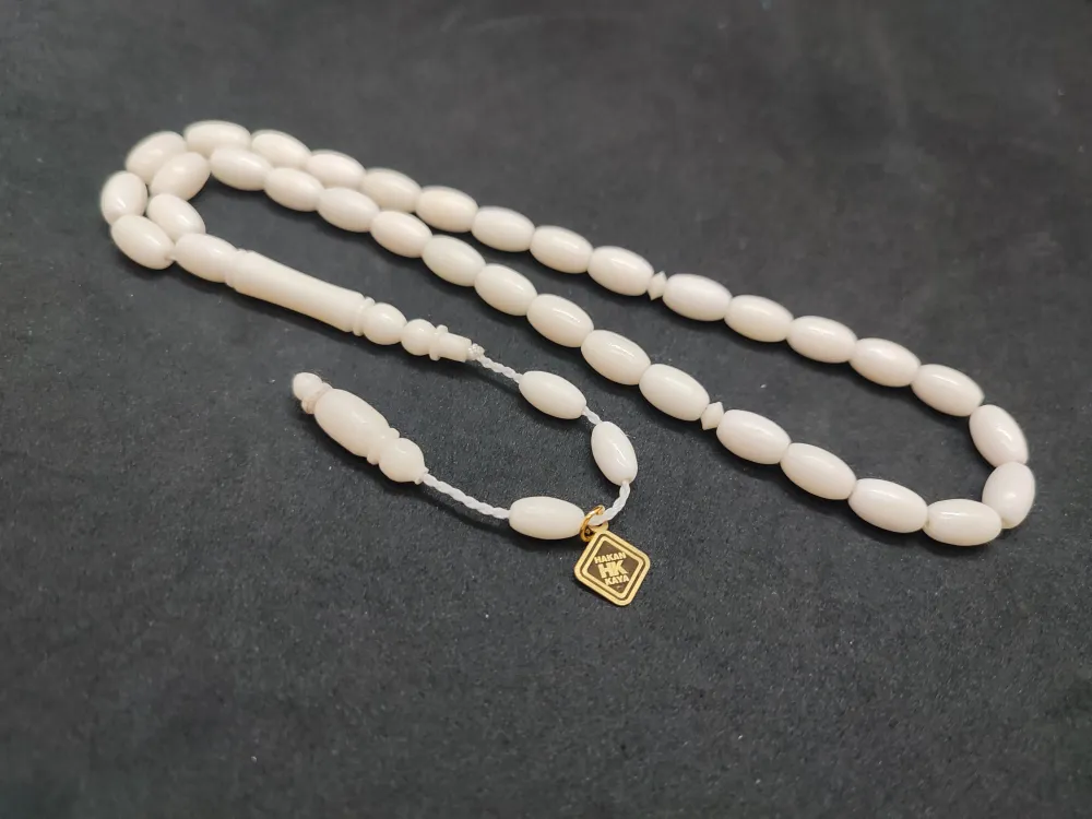 Hakan Kaya Usta Eseri̇ El Boy Çi̇ft Kat Ci̇lalı Naturel Deve Kemi̇ği̇ küçük resim 3