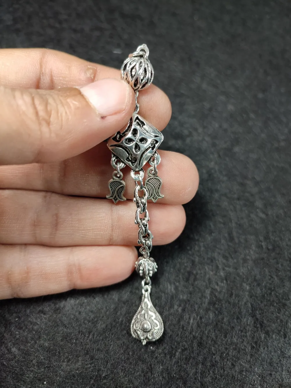 Alman Gümüş Tesbi̇h Püskülü küçük resim 3