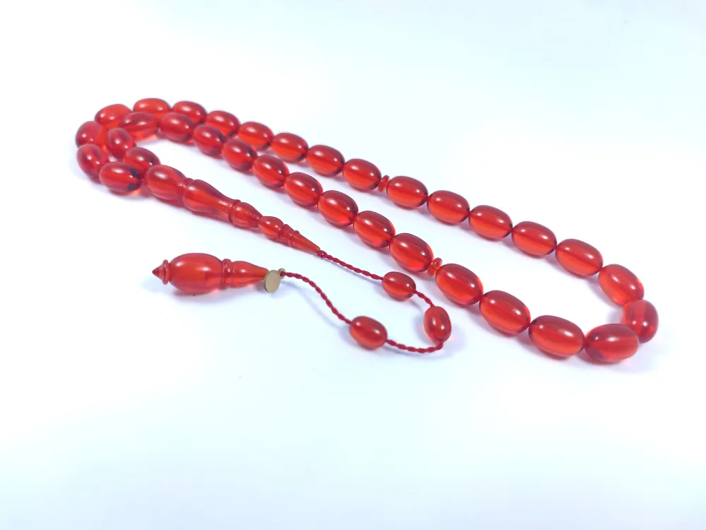 Mehmet Arıcı Usta Eseri̇ 0.6 Mm Deli̇m Çi̇ft Zımpara Çi̇ft Ci̇lalı Ateş-İ Kehri̇bar küçük resim 2