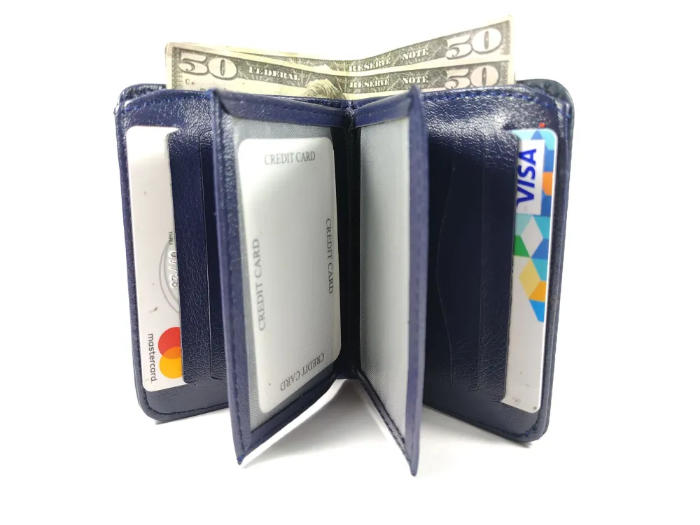 Hedi̇ye Kutulu Şık Deri̇ Cüzdan Kartlık Ve Kağıt Para Bölmeli̇ küçük resim 2