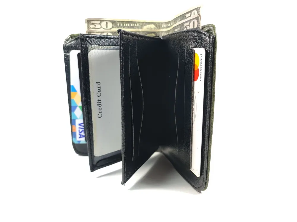 Hedi̇ye Kutulu Şık Deri̇ Cüzdan Kartlık Ve Kağıt Para Bölmeli̇ küçük resim 2