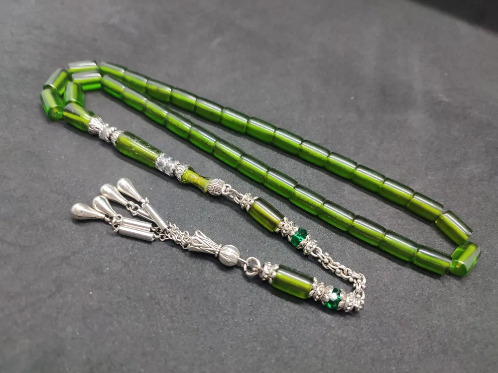 Şevket Alkan Usta Eseri̇ Gümüş Nakkaş İşlemeli̇ Alman Oyun Zar Kehri̇barı