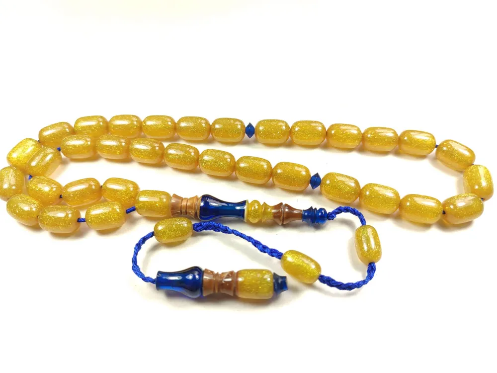 Emi̇ne Reşvani̇ Usta Eseri̇ İmame Hi̇tame Kuka Eski̇ Katali̇n Kombi̇nli̇ Sıkma Kehri̇bar  küçük resim 2