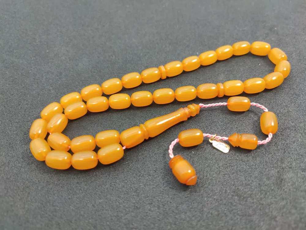 Ayhan Turan Usta Eseri̇ Eski̇ Malzeme Di̇nlendi̇ri̇lmi̇ş Alman Faturan Tesbi̇h