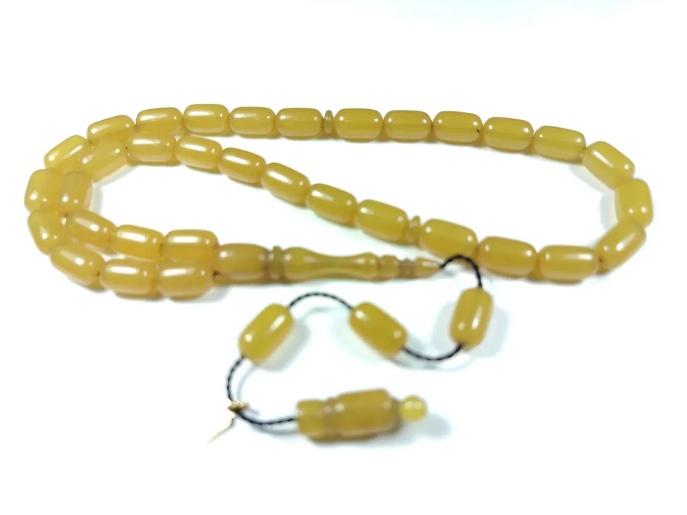 Ayhan Turan Usta İşi̇ İmzalı Mühürlü Sıkma Kehri̇bar küçük resim 3