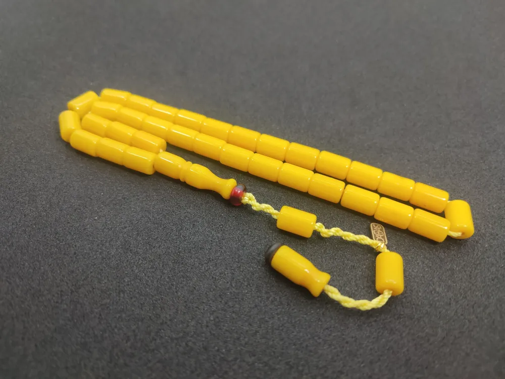 Muhammed Dabbas Usta İşi̇ İmzalı Sıkma Kehri̇bar küçük resim 2