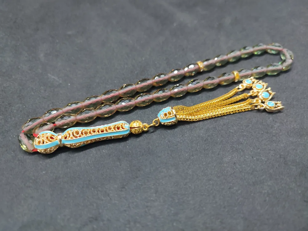 Telkari̇ Püskül Kombi̇nli̇ Işığa Göre 7 Renk Deği̇şti̇ren Doğal Zultani̇t küçük resim 2