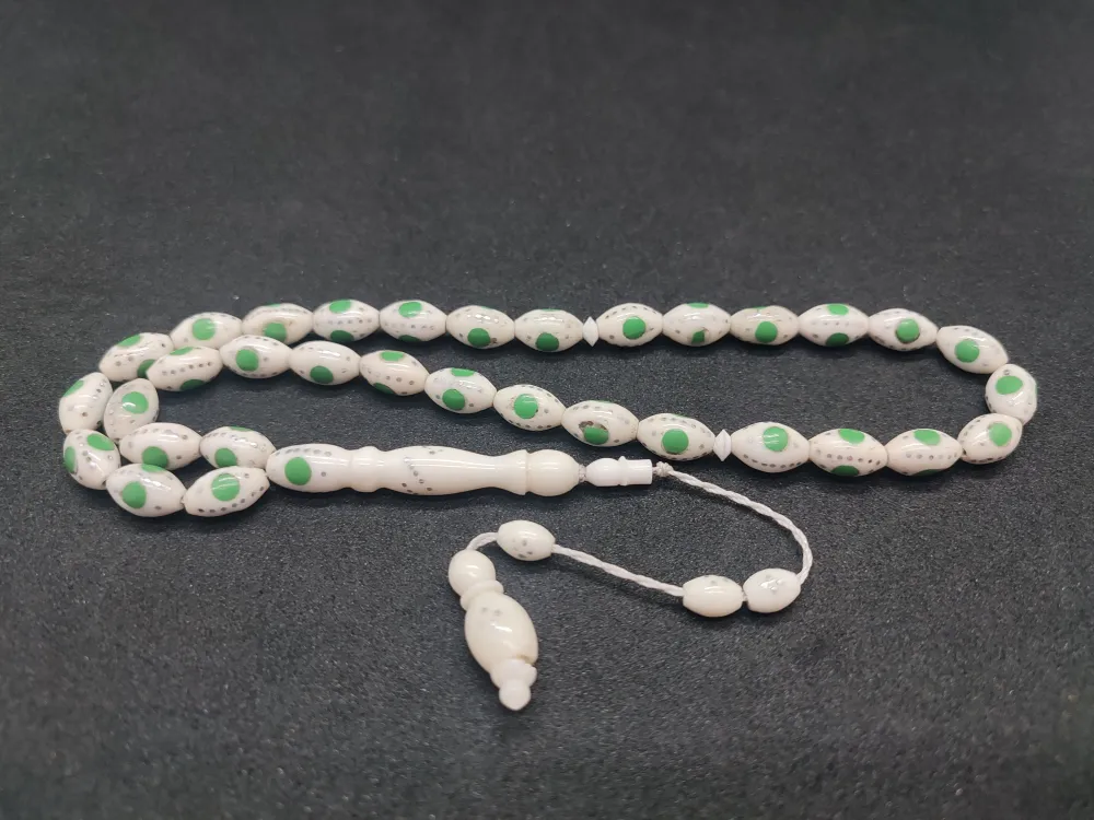 Şevket Alkan Usta Eseri̇ Mi̇neli̇ Çakımlı Naturel Deve Kemi̇ği̇ küçük resim 3