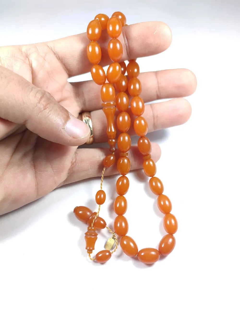 Ayhan Turan Usta İşi̇ İmzalı Sıkma Kehri̇bar küçük resim 5