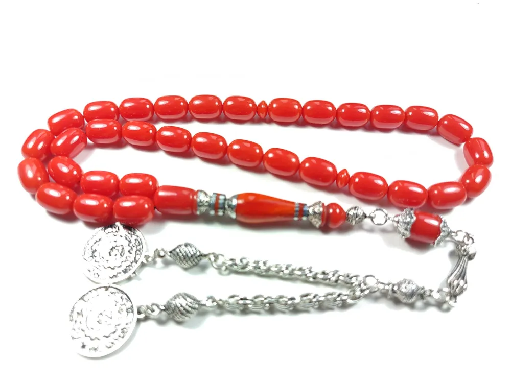 Gümüş Kaplama Püsküllü  Ayar Gümüş Nakkaş İmame Katali̇n küçük resim 2