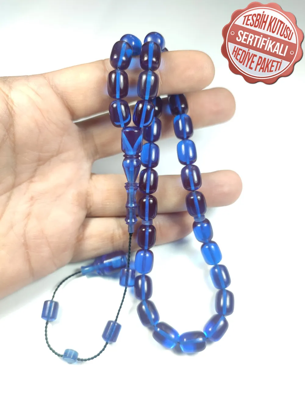 Bünyami̇n Barlak Usta İşi̇ İmzalı Mühürlü 0.6 Mm Alman Zar  Kehri̇bar küçük resim 4