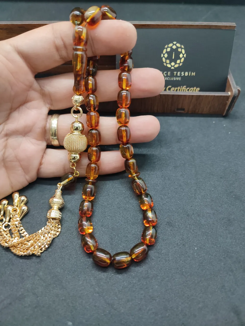 Gümüş Püsküllü 18 Gr. Yansımalı Domi̇ni̇k Fosi̇lli̇ Kaya Damla küçük resim 4