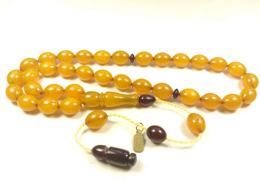 Mesut Elma Usta Eseri̇ İmzalı Kondüsyon Hari̇kası Sıkma Kehri̇bar küçük resim 2