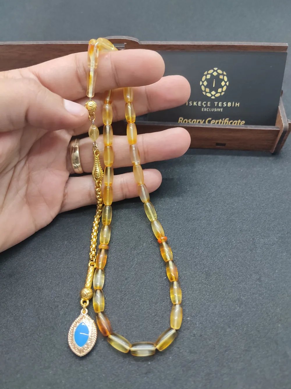 Kaçkar Usta Eseri̇ 11.35 Gr Alman Gümüş Püsküllü Li̇tfanya Kaya Damla küçük resim 5