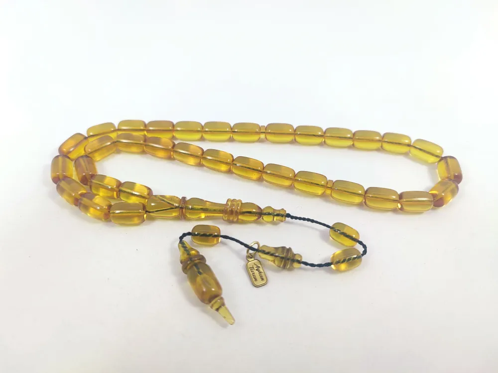 Ayhan Turan Usta Eseri̇ Halkalı İmame Çi̇ft Kat  Yemen Zar Kehri̇bar küçük resim 2