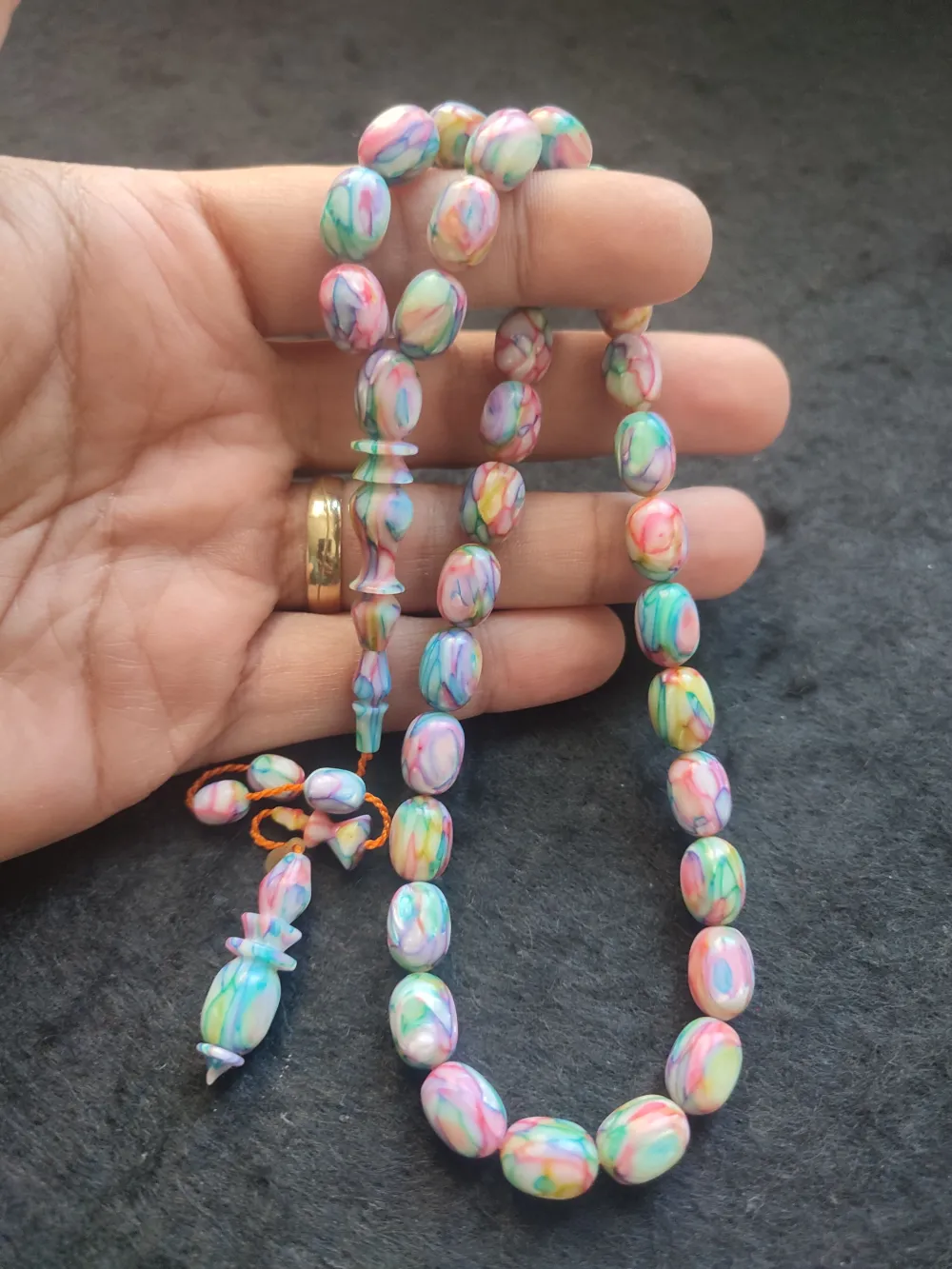 Dalgıç Usta İşi̇ İmzalı Mühürlü  Fransız  Galali̇t küçük resim 5