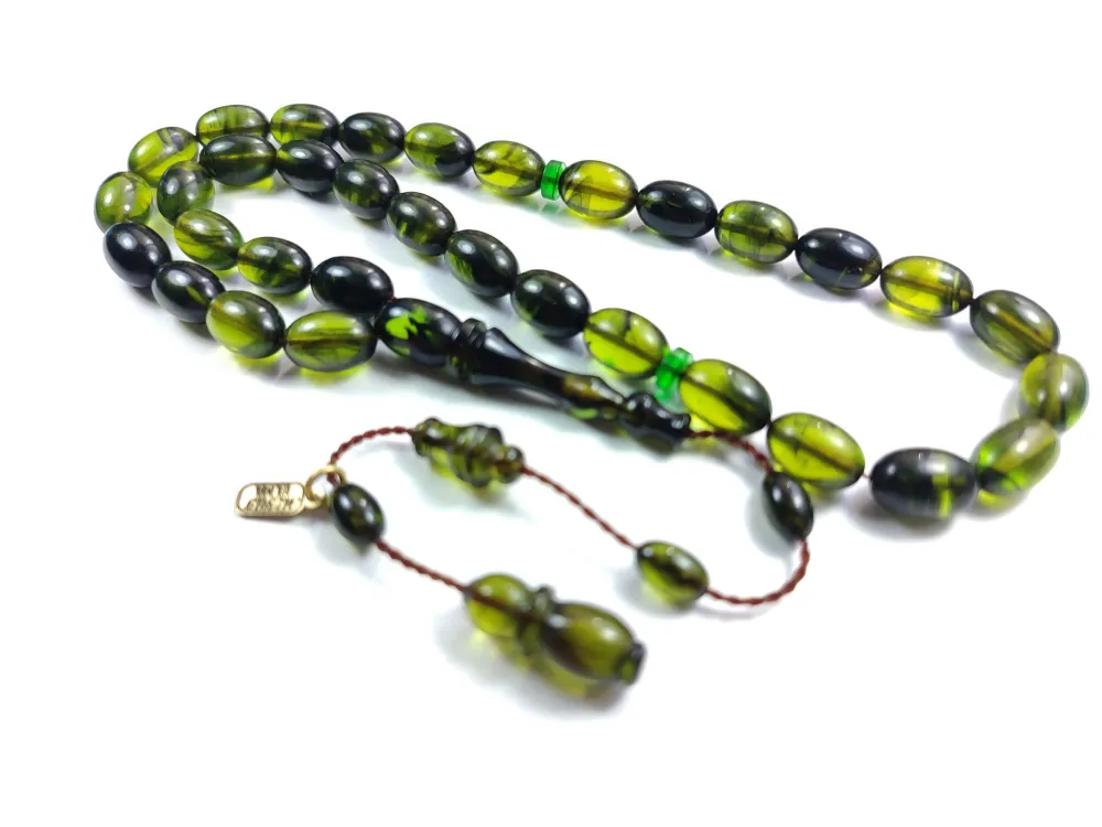 Mesut Elma Usta İşi̇ İmzalı Mühürlü Sıkma Kehri̇bar küçük resim 2