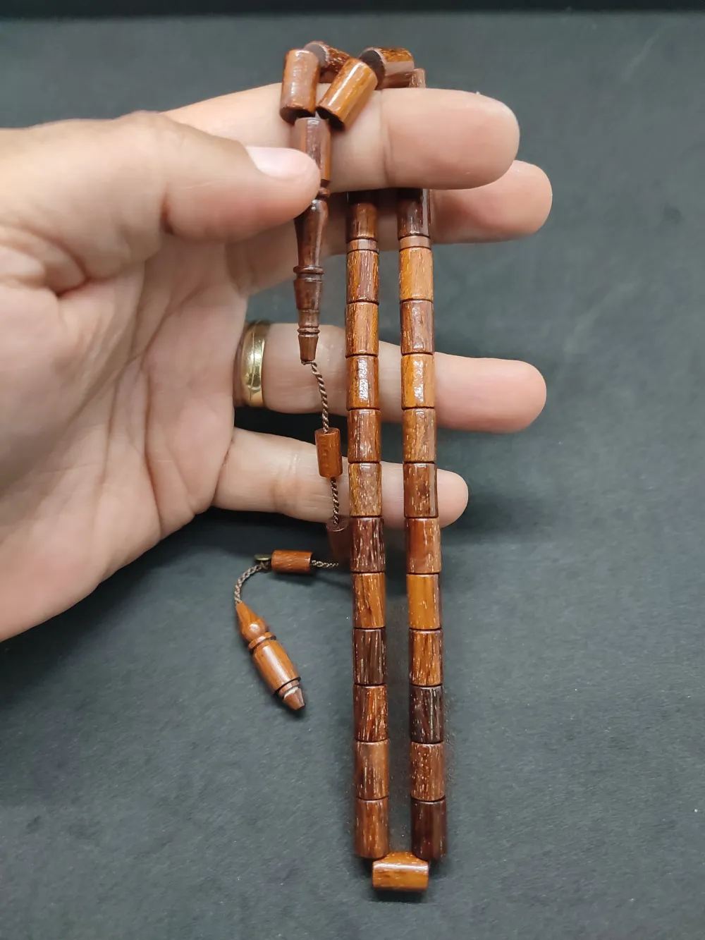 Mehmet Erbabacan Usta İşi̇ İmzalı El Boy Ok Gi̇bi̇ Kesme Yılan Ağacı küçük resim 4