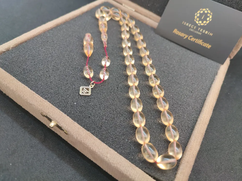 İskeçeli̇ Cemi̇l Usta Eseri̇ Vıp Kutulu 25.10 Gr. Ukrayna Damla Kehri̇bar