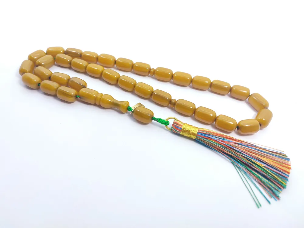 Ebu Zeyn Usta Eseri̇ İmzalı İri̇ Boy Sıkma Kehri̇bar