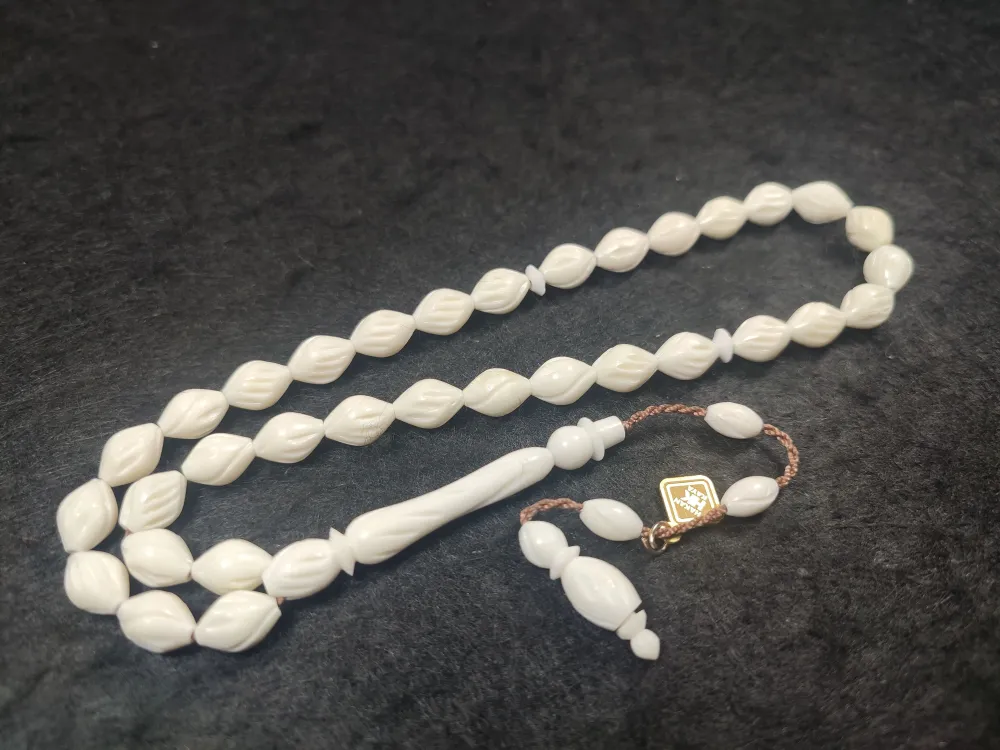 İskeçeli̇ Cemi̇l Usta İşi̇ İmzalı Kalem Oyma  Deve Kemi̇ği̇ küçük resim 2