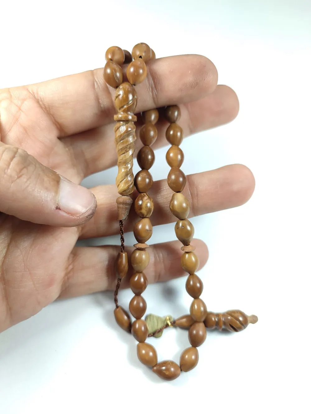 İskeçeli̇ Cemi̇l Usta İşi̇ İmzalı Mühürlü Kalem Oyma Kuka küçük resim 4