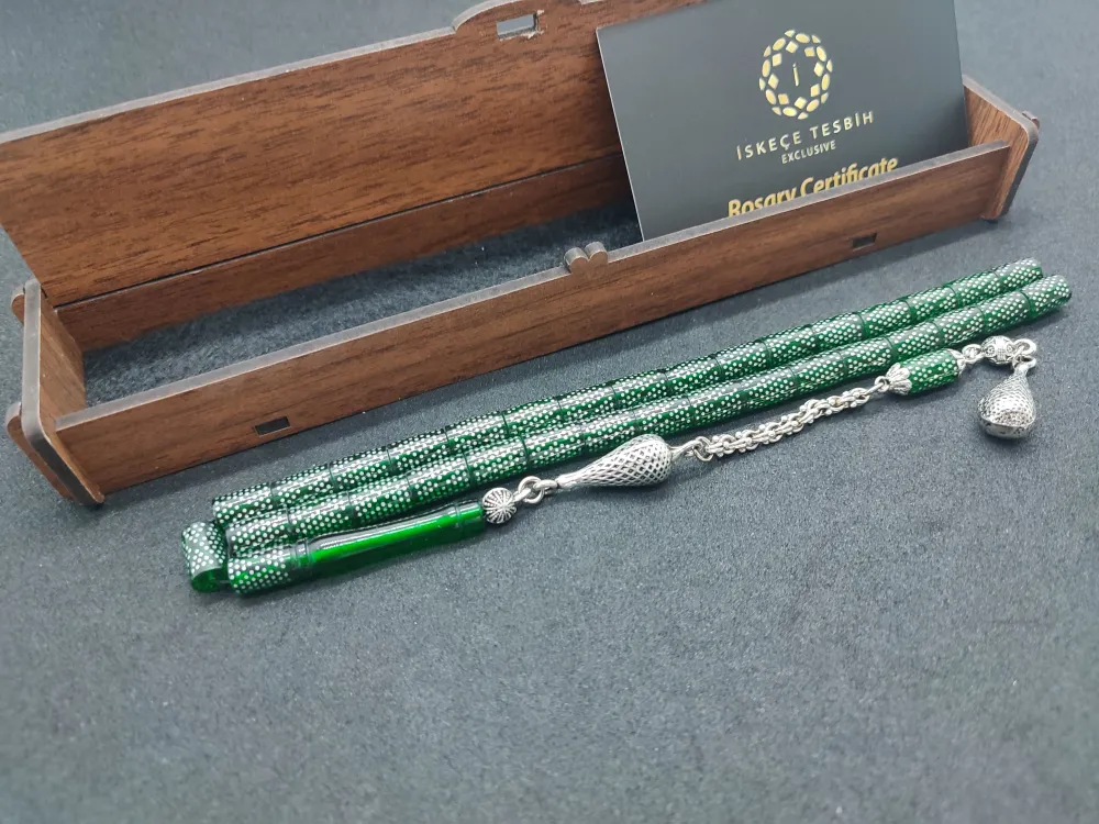 Yasi̇n Sezgi̇n Usta İşi̇ 925 Ayar Gümüş Çakımlı (10.000 Çakım) Ateş-İ Kehri̇bar